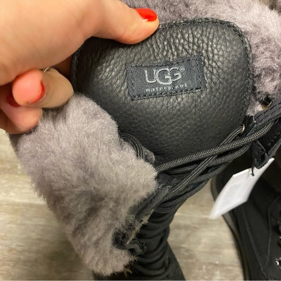 UGG | Adirondack III Tall Waterproof Snow Boots In Black NEW - Picture 5 of 12
